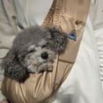 thumbnail image 4 of Mochila para mascotas, mochila de viaje para perros, bolso bandolera de un solo hombro para gatos, 4 of 6