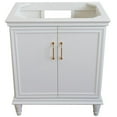 thumbnail image 5 of 30 in. Single Wooden Vanity  White Finish Cabinet Only, 5 of 11