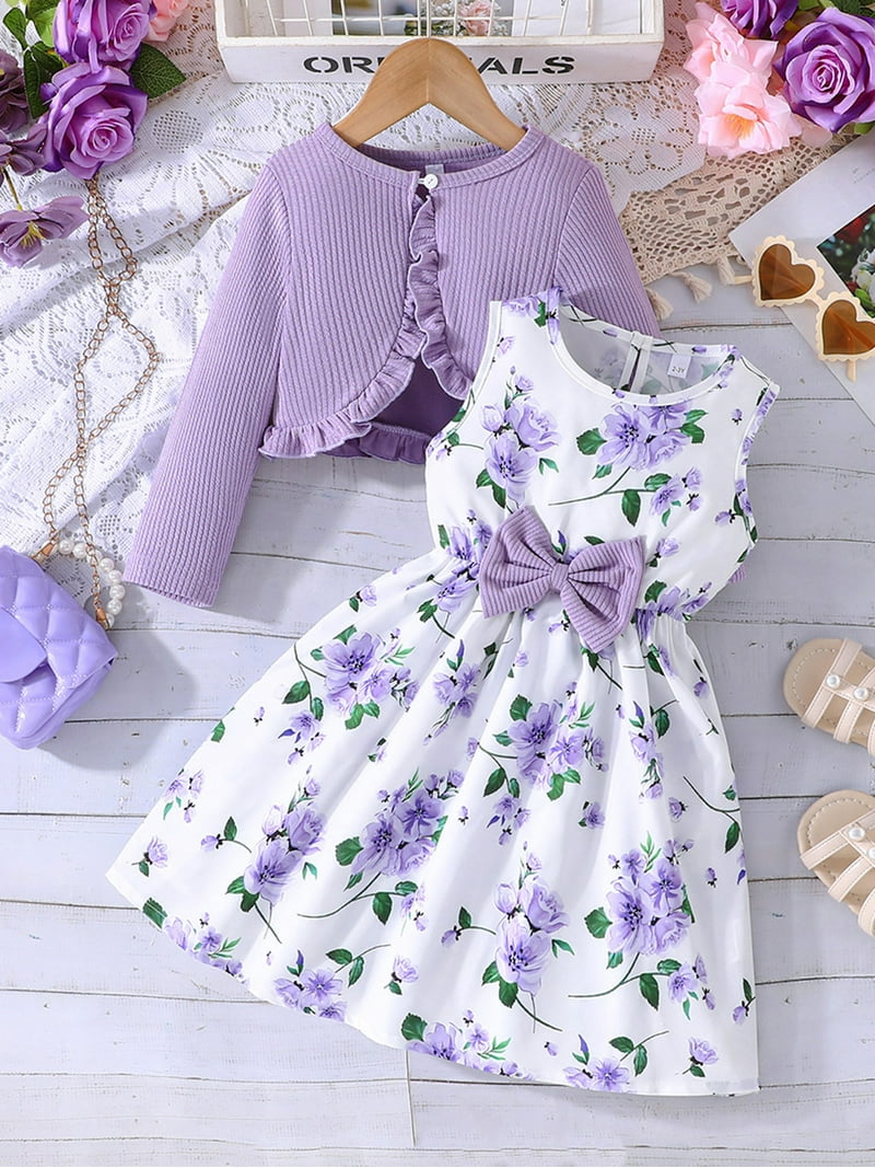 5t girls fall dress Lily Ruffle Dress – Toddler Girls Spring & Fall Dress 2T–5T – Hopeful  Hearts Clothing Co main image 1