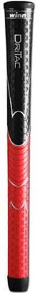 Winn Grips Dri-Tac 13 Piece Standard size Black/Red Golf Grip Bundle