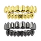 thumbnail image 1 of de Parrillas de Club Superiores E Inferiores Chapadas en dieciocho para Halloween Cosplay Jinwen Parrillas enchapadas en oro de 18K, 1 of 8