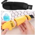 thumbnail image 4 of Billuyoard Máquina de limpieza de teclado alimentada por USB, portátil, portátil, dormitorio, coche, aspiradora, colector de polvo, suministros para Suministros de limpieza para el hogar Negro Billuyoard HA059640-02, 4 of 6