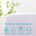 thumbnail image 4 of LINENSPA Zippered Encasement Waterproof, Dust Mite Proof, Bed Bug Proof, Hypoallergenic Breathable Mattress Protector - Queen Size, 4 of 8