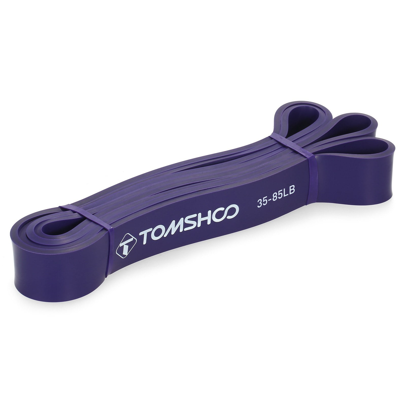 TOMSHOO Resistance Loop Band for Powerlifting with Carry Bag