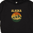 thumbnail image 3 of Inktastic Alaska Mountains Retro Outdoor Adventure Toddler Hoodie, 3 of 4