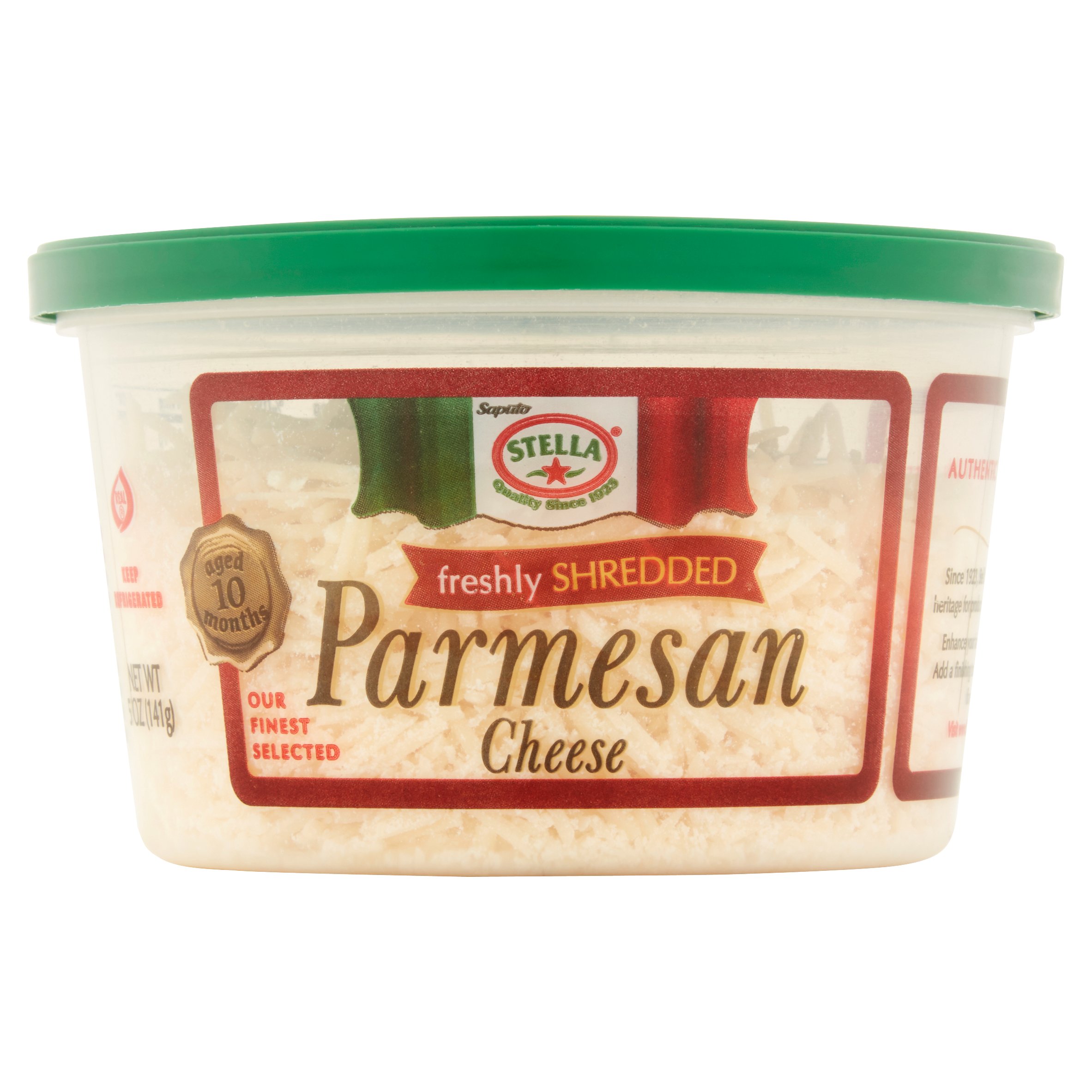 Stella Freshly Shredded Parmesan Cheese, 5 oz