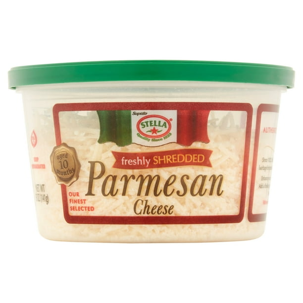 Stella Freshly Shredded Parmesan Cheese, 5 oz