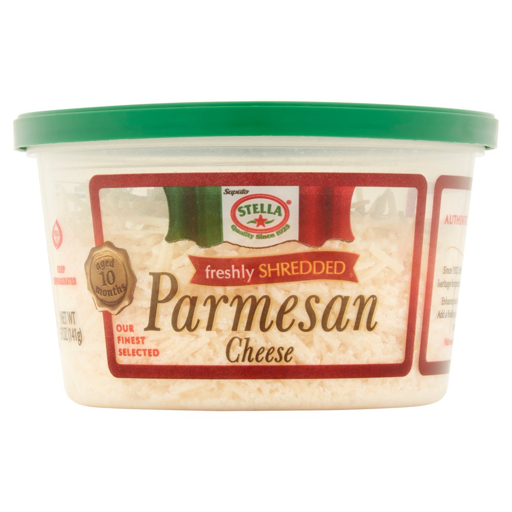 Stella Freshly Shredded Parmesan Cheese, 5 oz