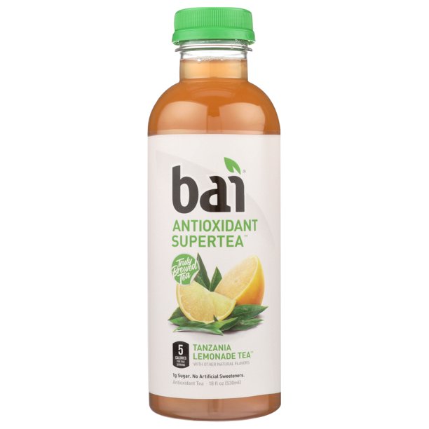 Bai Tanzania Lemonade Tea Antioxidant Supertea , 18 Fl Oz