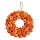 thumbnail image 5 of Corona de calabaza artificial realista para puerta de entrada, decoración de otoño, 40 cm, para jardín, ventana y hogar., 5 of 9