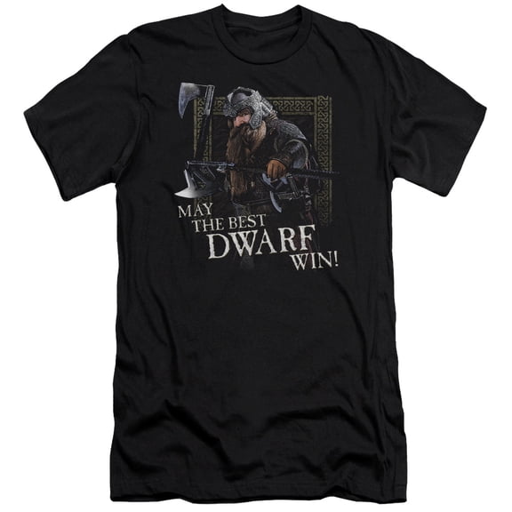 Lord of the Rings The Best Dwarf S/S Adult 30/1 T-Shirt Black