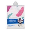 Dr. Brown's Gia Pillow Cover, Pink Feathers