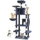 thumbnail image 1 of Arañador de sisal Cat Tree VEVOR de 68.5 pulgadas con 2 condominios para gatos, 1 of 9
