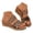 Camouflage, variant on Summer Wedge Sandals for Women Comfortable Arch Support Woven Slip on Slides Ladies Vacation Leopard Print Slide Shoes Brown Size 7.5