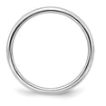 thumbnail image 5 of Auriga Fine Jewelry 925 Sterling Silver 2mm Half Round Polished Wedding Band Ring Size 4 for Women, 5 of 6