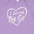 thumbnail image 4 of Inktastic I Love My Big Sis in White Chalk Heart Boys or Girls Baby Bodysuit, 4 of 5