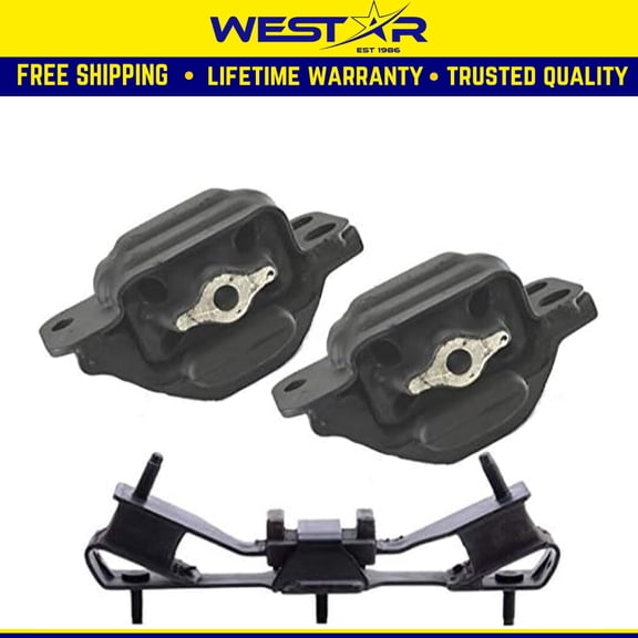 Fits 2006 Dodge Ram 2500 5.7L 4WD RWD AT MT Motor&Trans Mount Set 3pcs