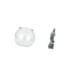 thumbnail image 5 of Jarrón Transparente Pequeño Para Pecera, Adorno De Mesa Para Oficina, Hogar, Plantas Con Estatua De Guan Yin, Piedra Feng Shui, Decoración Budista Coleccionable Para Interior Y Dormitorio., 5 of 8