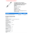 thumbnail image 2 of Front Right CV Axle Assembly 1 - Compatible with 2013 - 2016 Hyundai Santa Fe Sport Base FWD 2.4L 4-Cylinder 2014 2015, 2 of 2