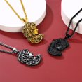 thumbnail image 4 of FaithHeart Medusa Necklace for Women Black Stainless Steel Ancient Greece Amulet Gothic Snake Pendant Jewelry Gift for Girlfriend Wife Valentine's Day, 4 of 9