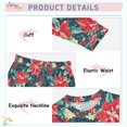 thumbnail image 3 of FORMRS Long Sleeve Top and Pants Pajama Set for Niños 2-Piece Sleepwear, Sizes 18M-8Y, Christmas Themed Leaves, 3 of 6