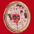 thumbnail image 2 of Mens Marvel Deadpool Cats Animated Frame Lightweight Hoodie, 2 of 4