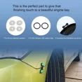 thumbnail image 5 of 4Pcs Cnc Fastener Quick Release Car Bumper Fender Trunk Hatch Lid Green Kit, 5 of 5