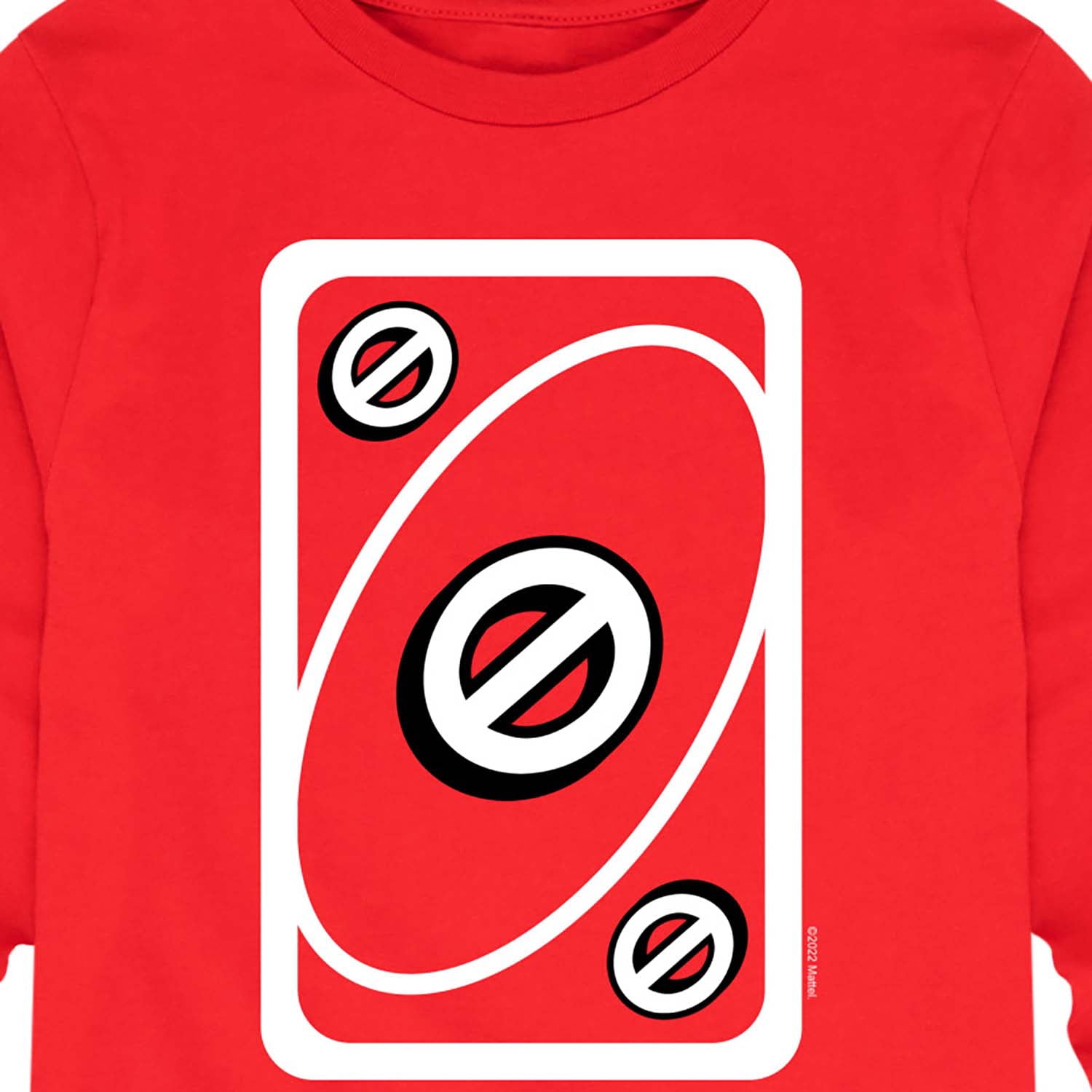 UNO Red Skip Card - Toddler And Youth Long Sleeve Graphic T-Shirt
