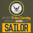 thumbnail image 3 of CafePress - Navy Prince Charming Dark T Shirt - Men's Classic Graphic Cotton T-Shirt, 3 of 4