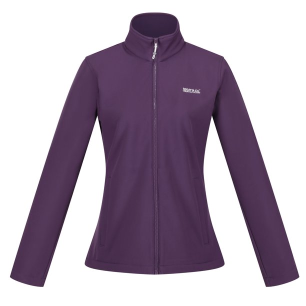 Regatta - Chaqueta Connie V de Softshell Caminar para Mujer (Berenjena Oscura)