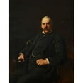 thumbnail image 2 of Frank Holl 20x24 Gold Ornate Framed and Double Matted Museum Art Print Titled - Portrait of Pierpont Morgan (1888), 2 of 4