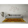 thumbnail image 3 of Ahgly Company Indoor Rectangle Oriental Yellow Traditional Area Rugs, 2' x 4', 3 of 4