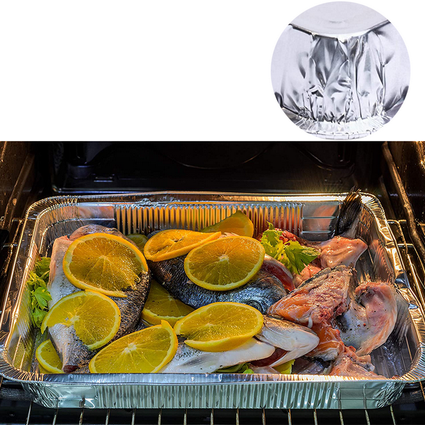 Aluminum Pans Disposable Foil Pans - Steam Table Deep Pans - Tin