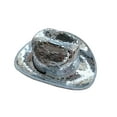 thumbnail image 2 of Sombrero de vaquero occidental Sombrero brillante Verano Camping Senderismo Playa Adultos Pesca Cosplay Fiesta de compromiso nupcial Disco Sombrero de Sombrero de ala enrollada Salvador Sombrero de vaquero, 2 of 10