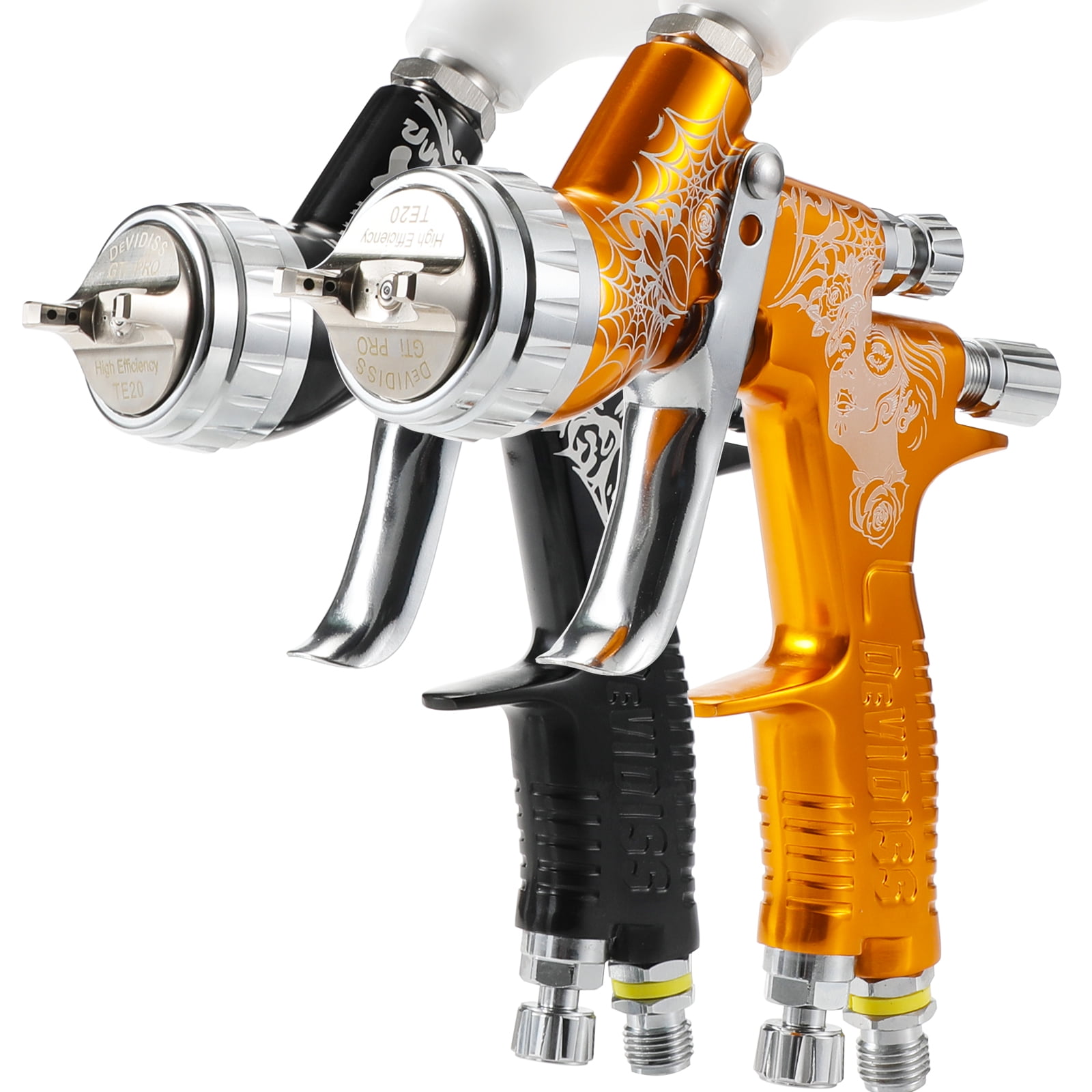 DEVILBISS GTI Pro Lite TE20 1.3mm Spray Paint Gun with 600ML CUP