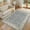 Blue, variant on UERMEI 3x5 Washable Area Rugs for Bedroom Entryway Kitchen, Non-Silp Low-Pile Doormat, Boho Home Decor Carpets, Brown
