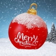 thumbnail image 4 of Venta de bolas inflables de Navidad, 60 cm, grandes, para exteriores, de PVC, para Navidad, inflables gigantes, reutilizables, muñecos de nieve de Papá Noel, para decoración de jardín y patio de Navid, 4 of 6
