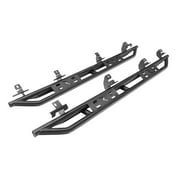 Rampage by RealTruck 88736 Srs Side Bar Rock Crawler Style Compatible with 2020-2023 Gladiator Compatible with Select: 2020 Jeep Gladiator, 2021-2023 Jeep Gladiator Sport
