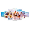 thumbnail image 3 of Startonight Large Canvas Wall Art Abstract - The City Guarded by the High Chapel - Huge Framed Modern Set of 7 Panels 40 x 95 Inches, 3 of 5