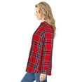 thumbnail image 3 of Woman Within Plus Size Classic Flannel Shirt, 3 of 5