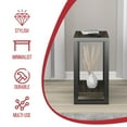 thumbnail image 2 of Safdie & Co. Side table with Storage Shelf and organizer, Nightstand. Perfect Bookshelf, End Table or Bedside Table Dark Taupe, 2 of 7