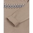 thumbnail image 2 of Cogild Women Sweaters for Women Fair Isle Knit Pullover Long Sleeve Casual Winter Sweater Soft Cozy Tops, 2 of 6