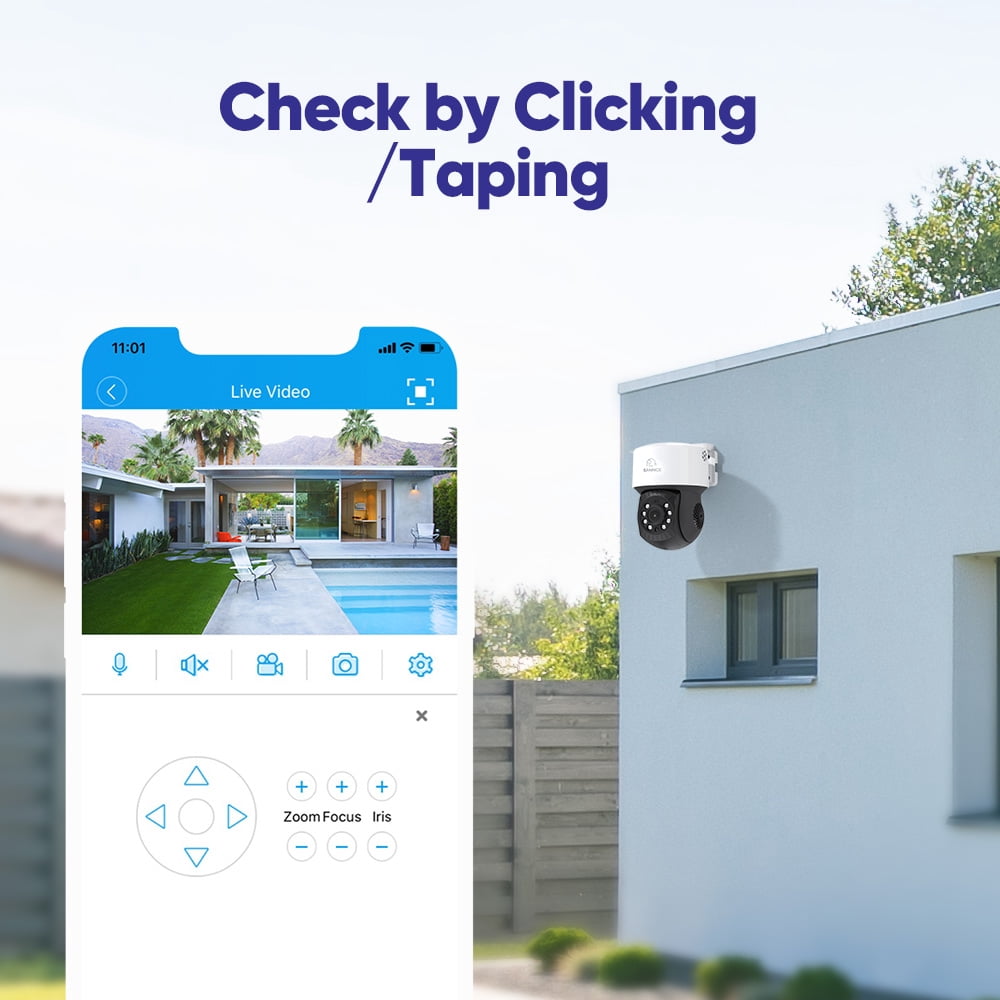 SANNCE 8CH 1080P Home Surveillance Camera System and 4 * 1080P TVI Weatherproof CCTV Cameras,Easy Remote Access, Wired Security Camera System Outdoor,4TB HDD