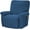 Blue, variant on AIGIA Stretch Recliner Chair Covers 4-Piece Soft Sofa Cover 1 Seat Couch Cover Jacquard Recliner Slipcover with Pocket