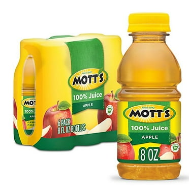 2 Pack Motts Juice 100% Apple Original - 6-8 Fl. Oz.