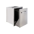 thumbnail image 2 of Edgestar E160tr1 16" Wide Pull Out Waste Receptacle - Stainless Steel, 2 of 2