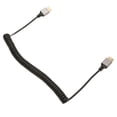 thumbnail image 3 of HD Multimedia Interface Coiled Cable High Speed 4K 60Hz Male to Male Spring Cable for Tablet Camera Computer TV Monitor, 3 of 7