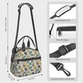 thumbnail image 2 of Uemuo Vintage Leaves Printed Lunch Bag Lunch Box Reusable Insulated Lunch Tote Bag, Leakproof Thermal Cooler Sack Food Handbags Case High Capacity, 2 of 5