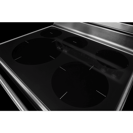 KitchenAid - 6.4 Cu. Ft. Self-Cleaning Freestanding Electric Convection Range - Stainless Steel