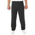 thumbnail image 1 of Jerzees Pantalon de Survêtement pour Homme NuBlend à Bas Élastique, 2X, Noir, 1 of 2